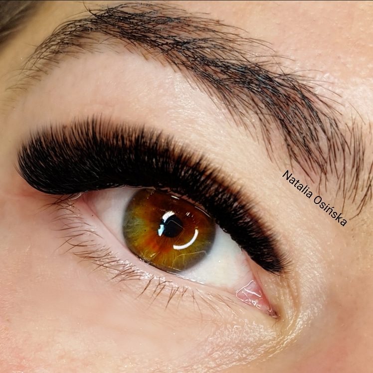Lashes Extensions 45D Services Lash Art by Natalia Osinska
