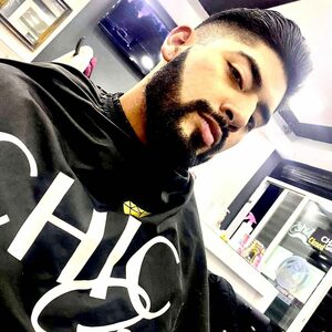 Barba y pigmento