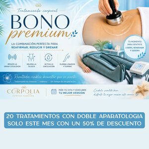 20 tratamientos con doble aparatologia solo este mes con un 50  de descuento