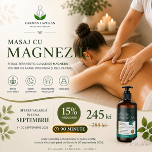 Oferta septembrie  masaj magneziu 90 min.